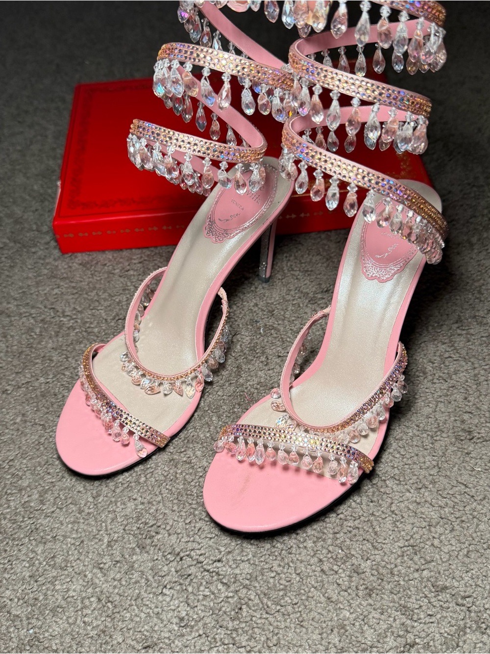 Pink Chandelier Heels